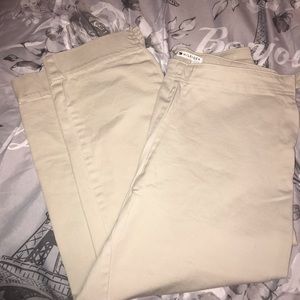 Tommy Hilfiger Cream capris pants